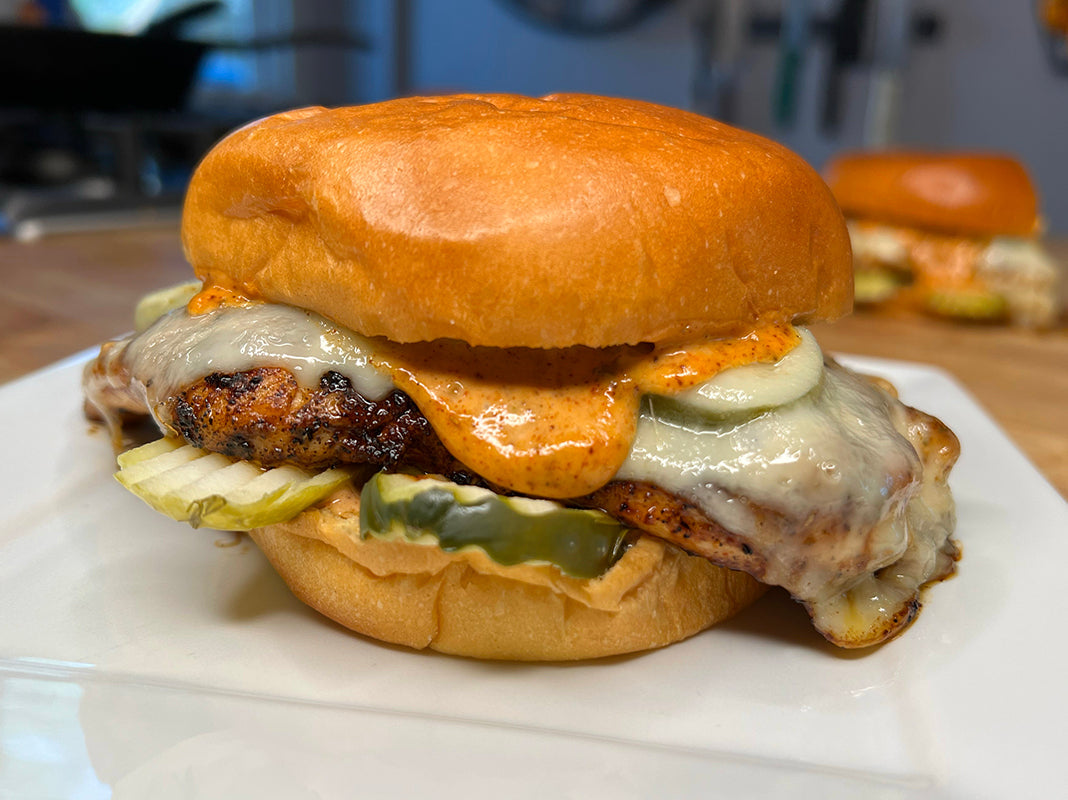 Blackened Chicken Sandwich (Popeye’s Copycat)