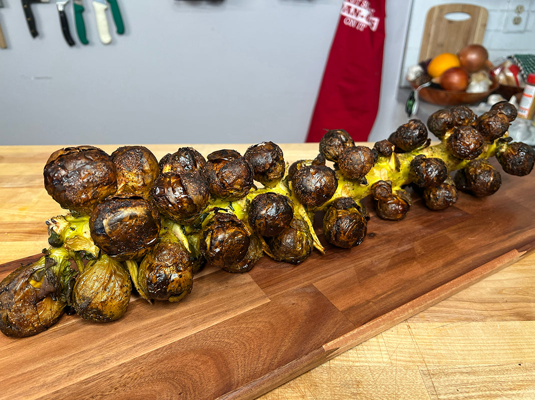Spicy Roasted Brussels Sprouts