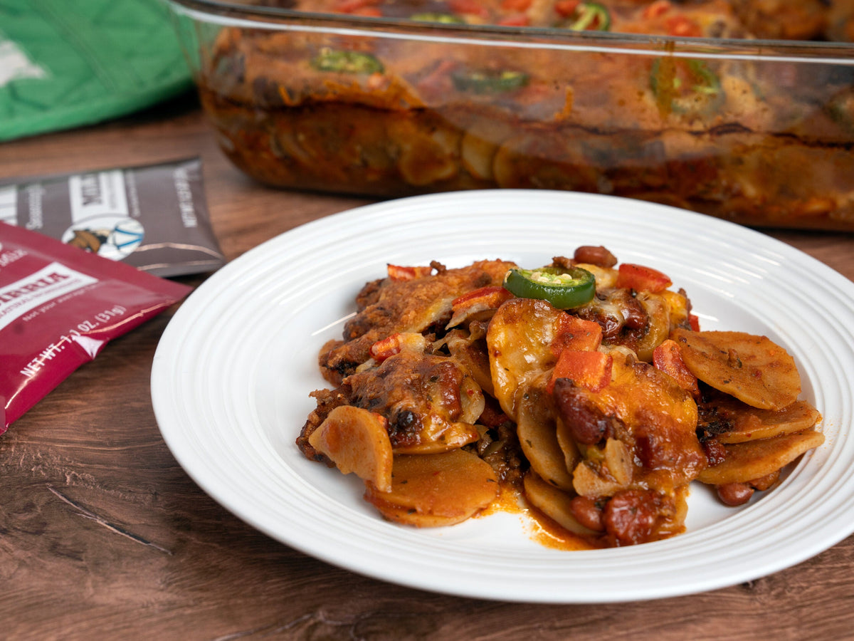 Cheesy Chili Scalloped Potatoes