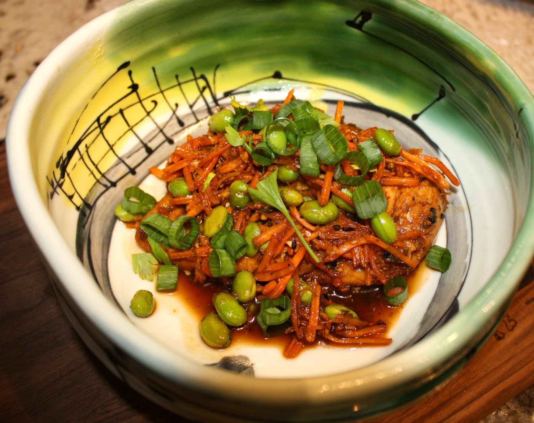Low Fat Crunchy Asian Chicken