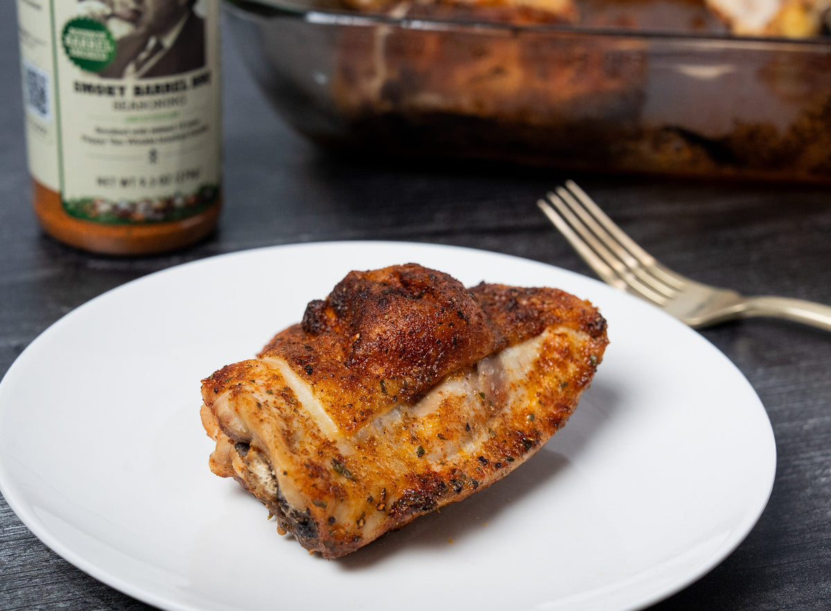 Smoky Bourbon BBQ Chicken Thighs