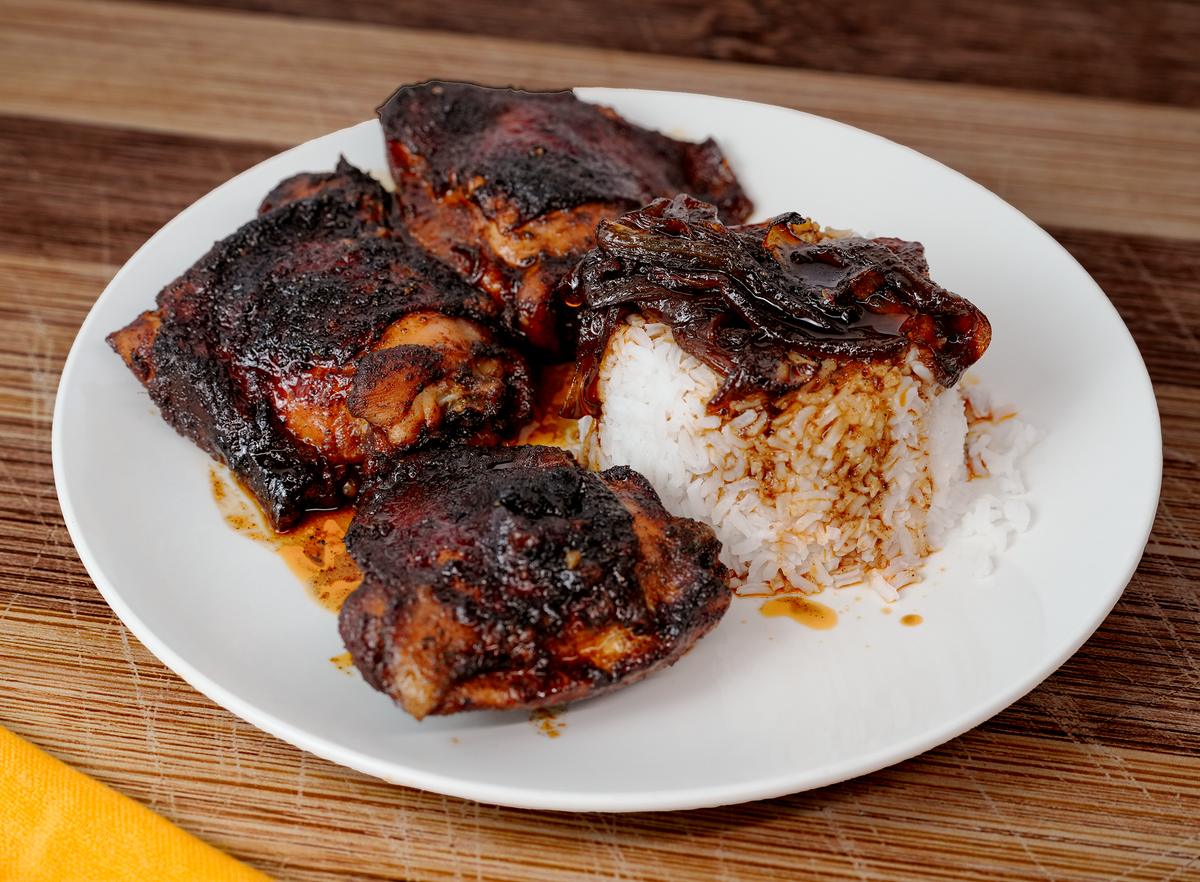 Adobo Chicken Thighs