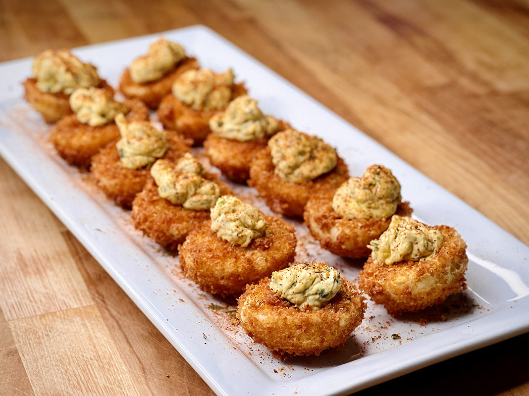 Fried Deviled Eggs