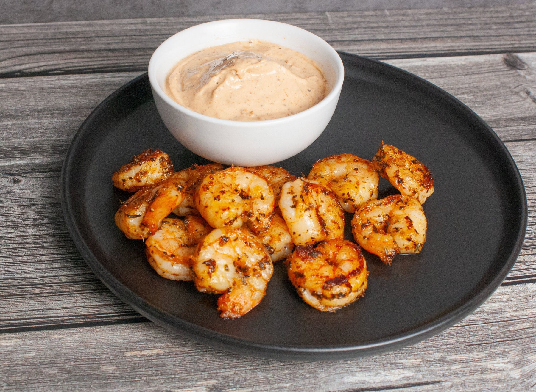 Cajun Dipping Sauce and Shrimp