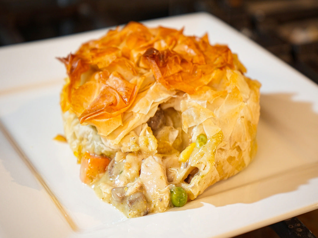 Easy Flaky Chicken Pot Pies