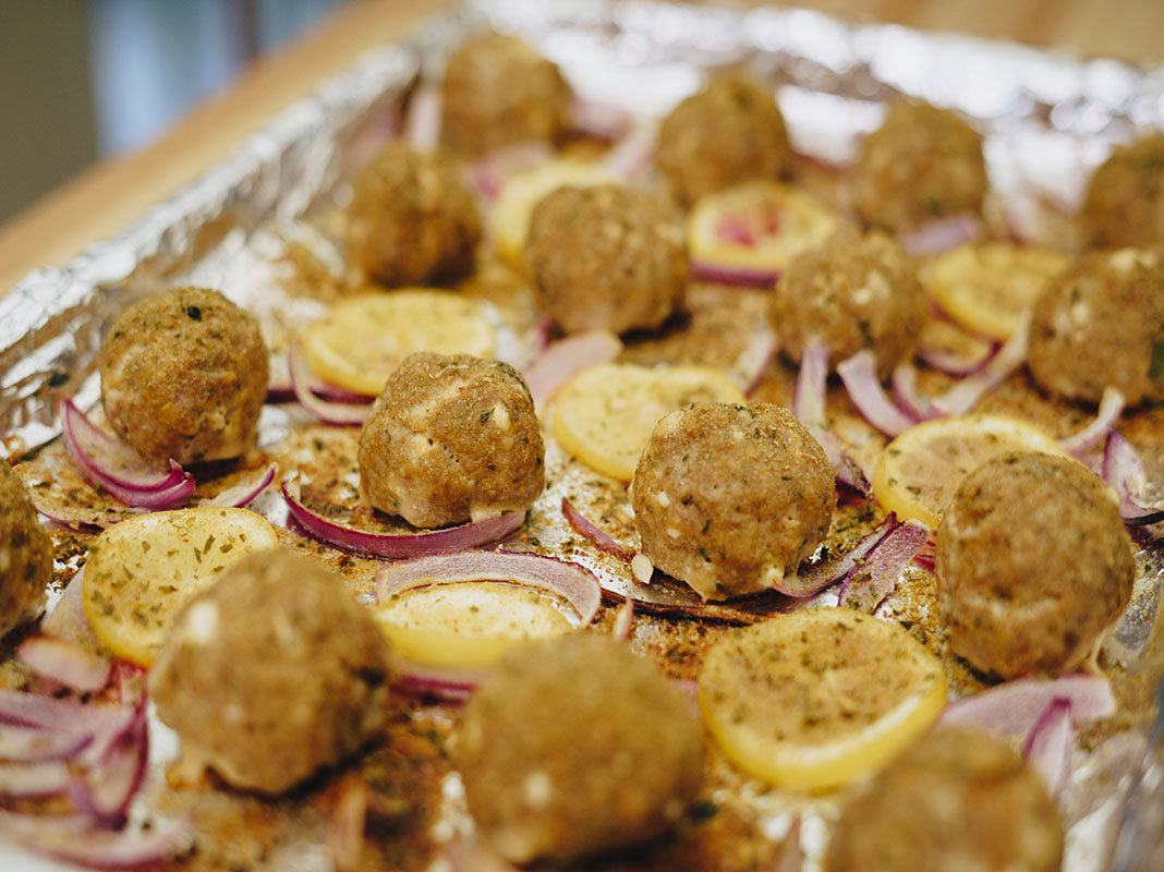 Feta and Oregano Meatballs