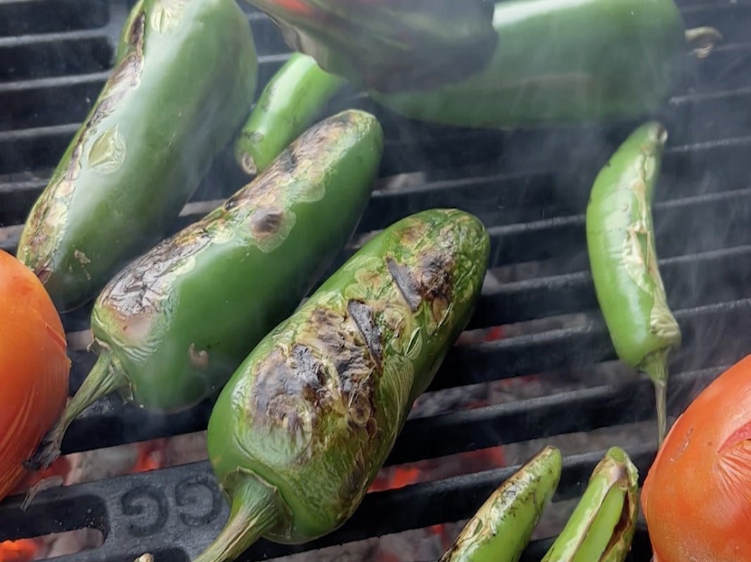 Fire Roasted Pickled Jalapeños