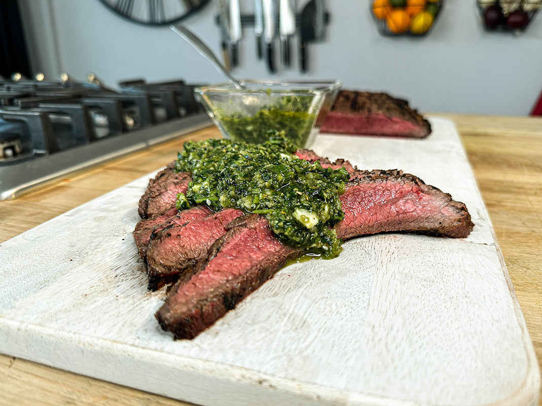 Flank Steak with Chimichurri