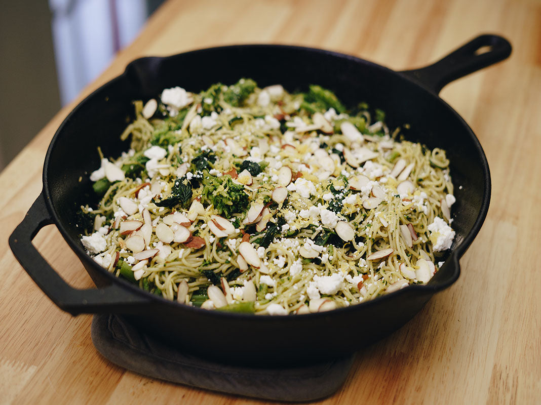 Garlic Anchovy Pasta with Broccoli