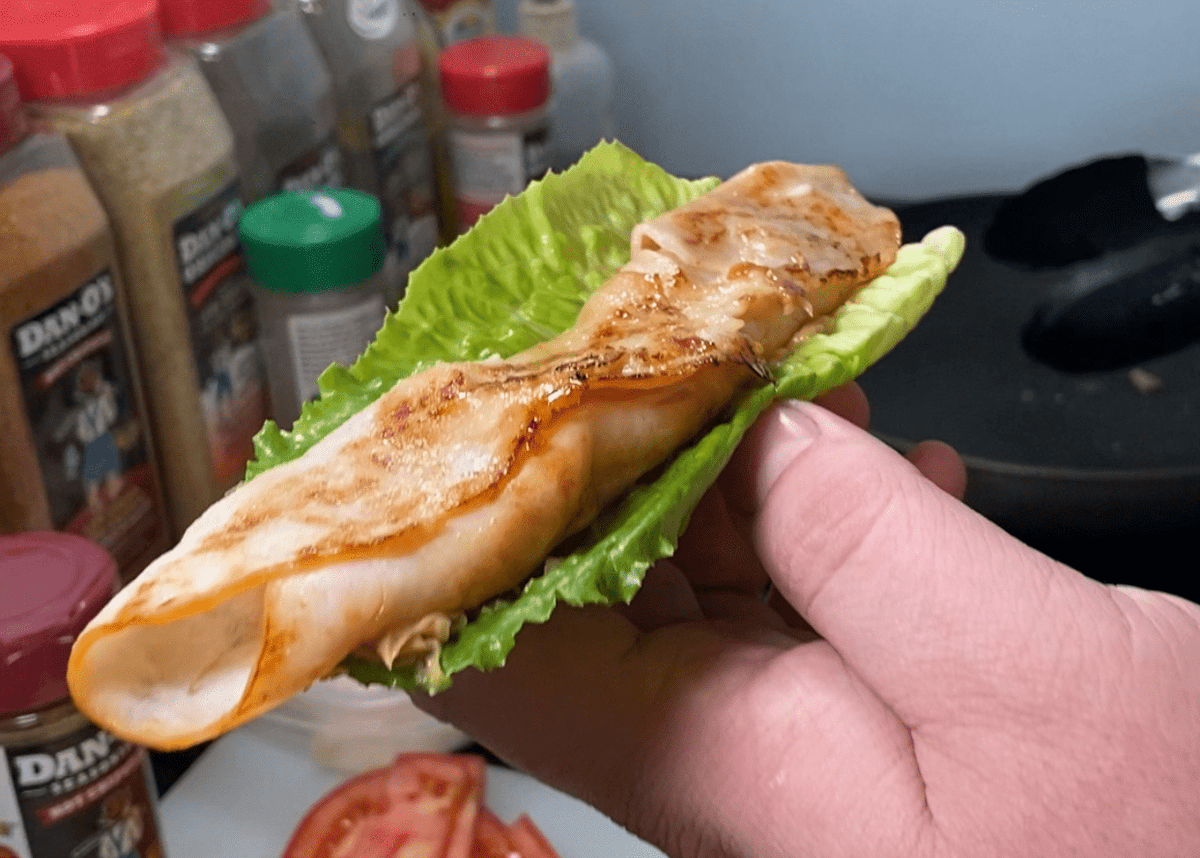 Keto Turkey Lettuce Wrap