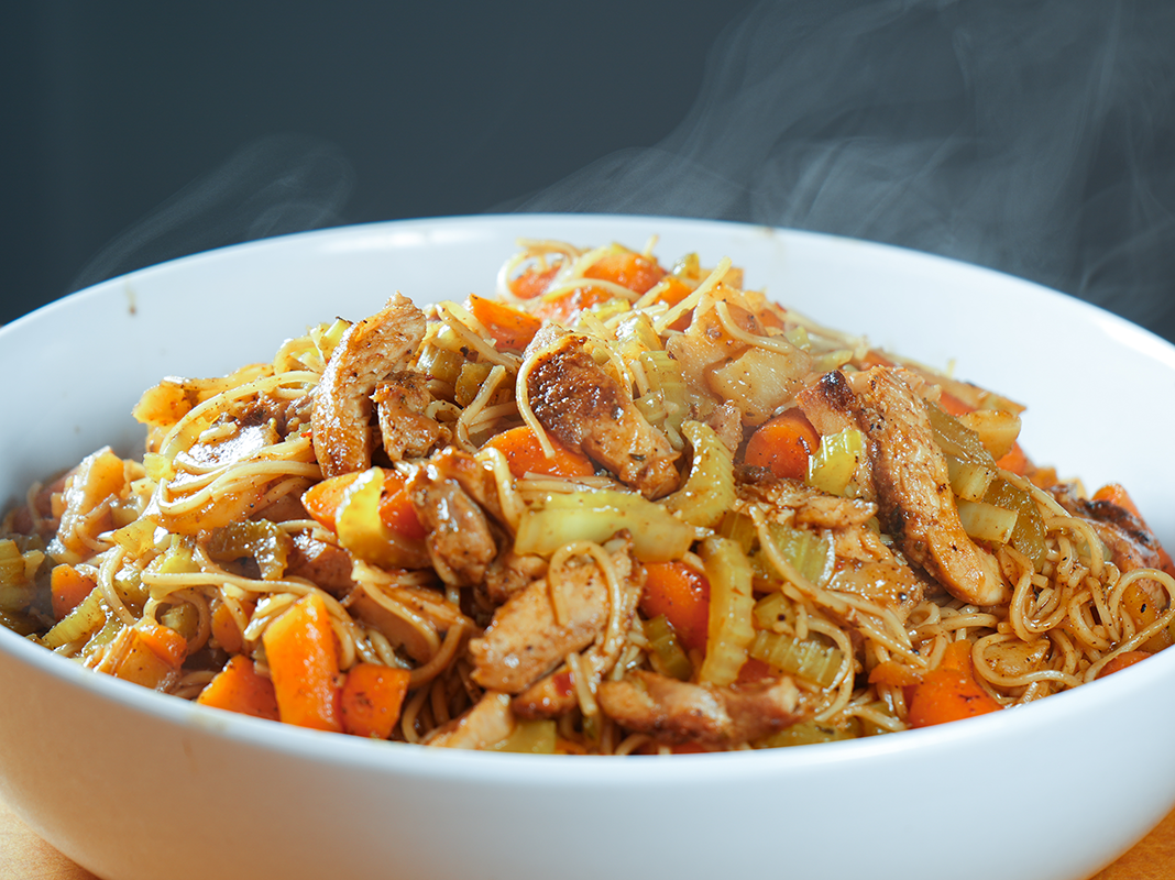 Kung Pao Chicken Noodles