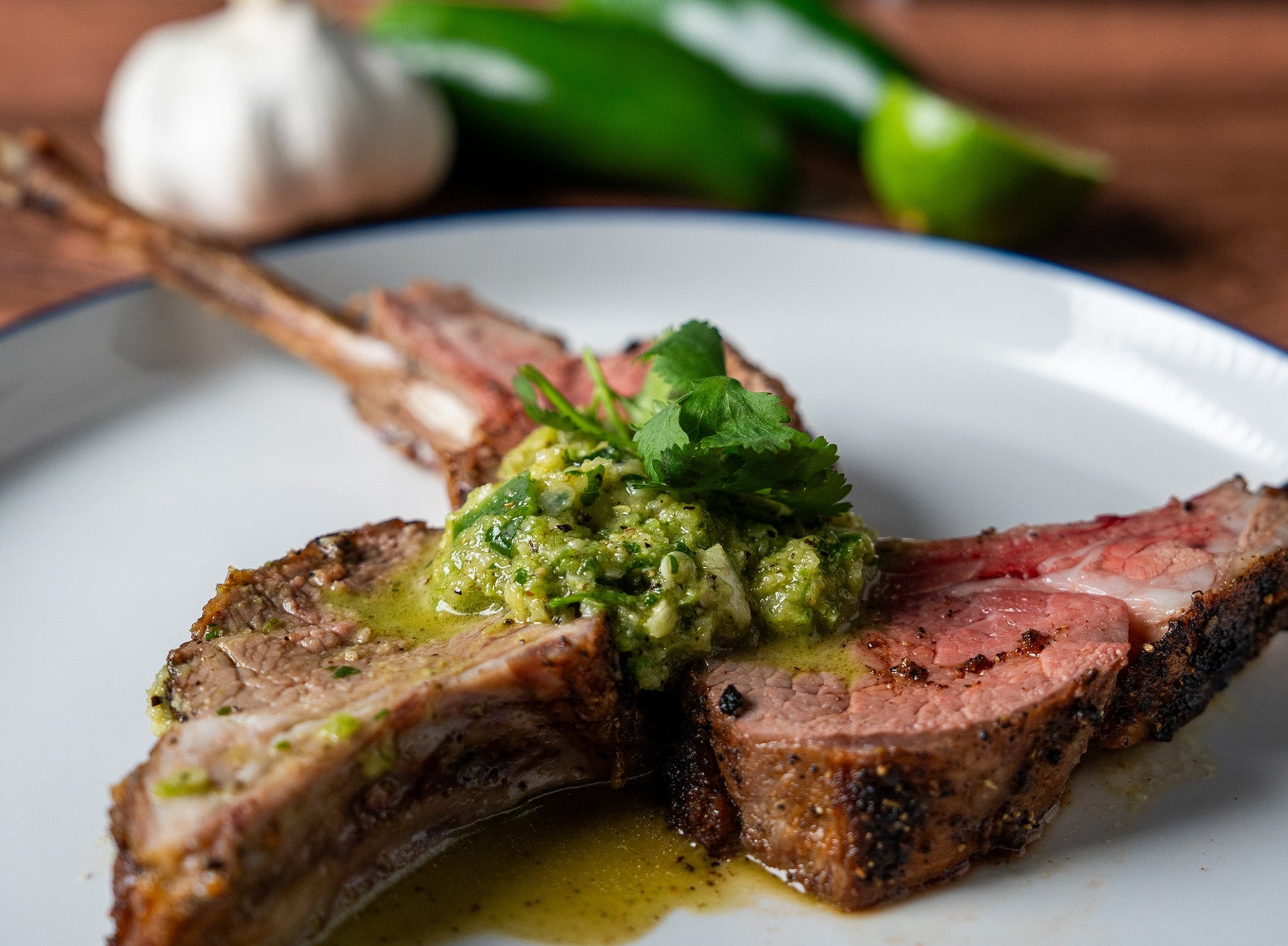 Lambchops with Chimichurri