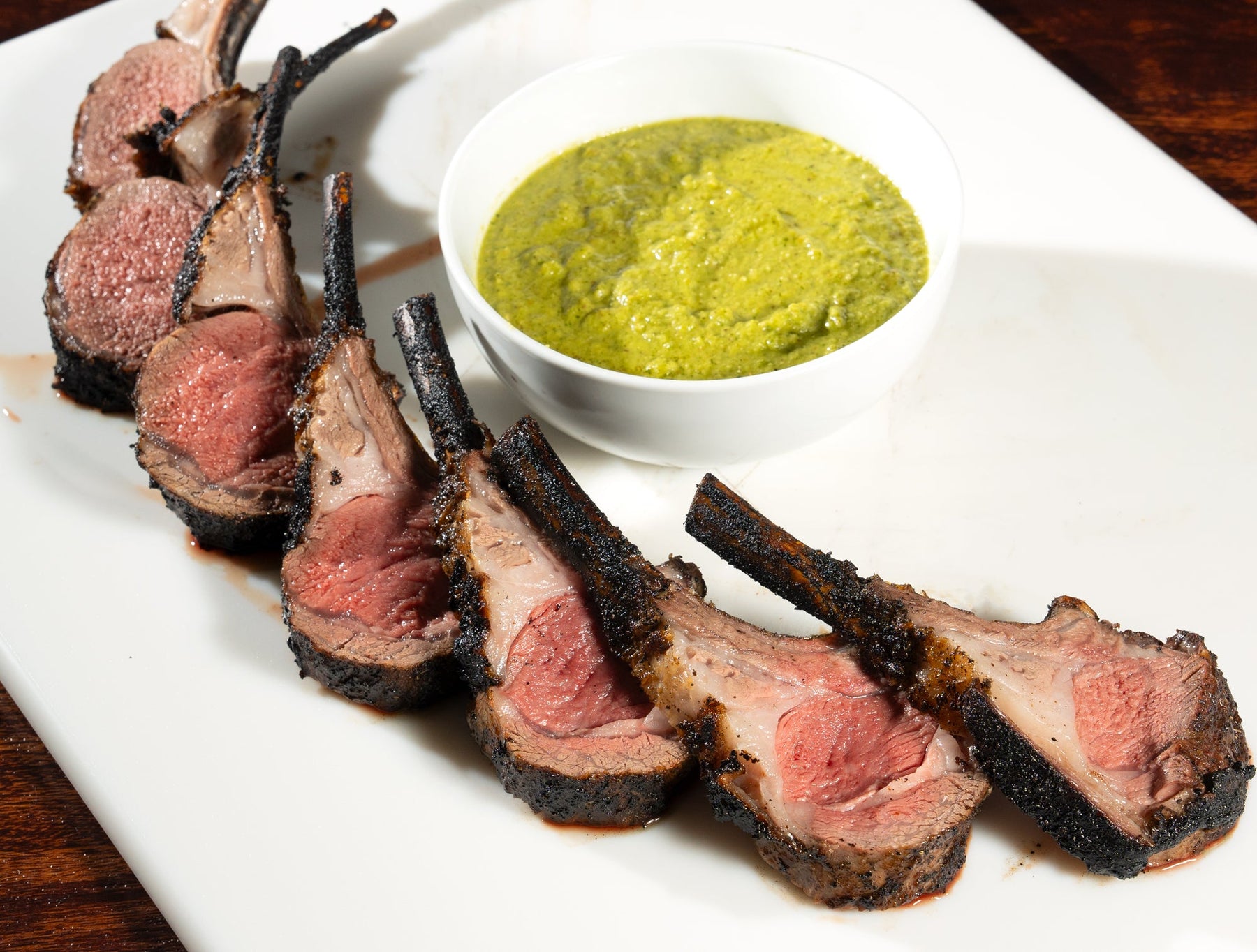 Lamb Chops with Jalapeño Sauce