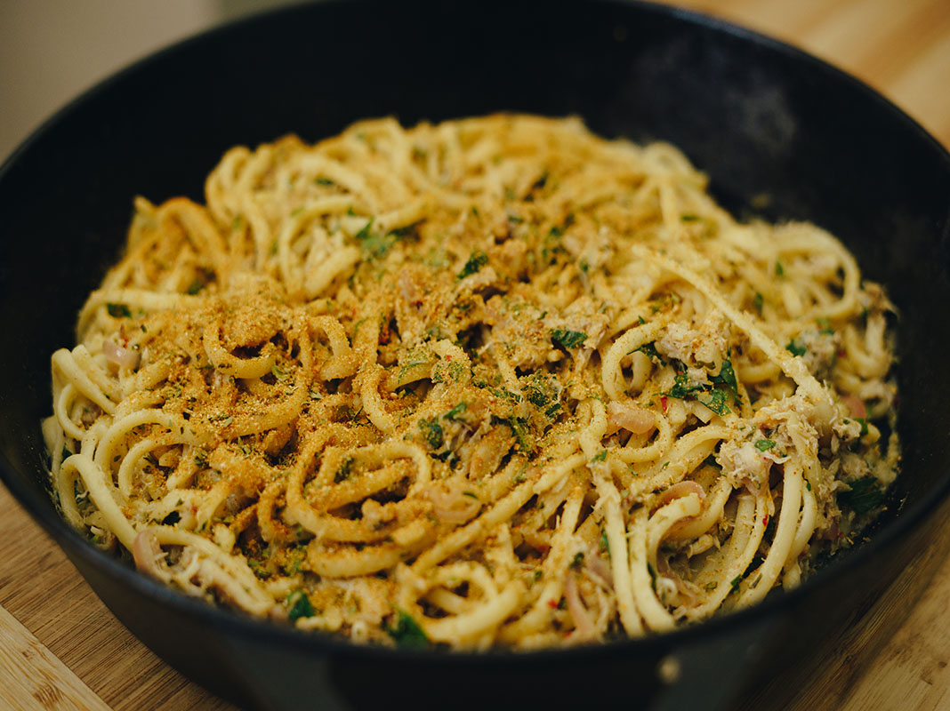 Lemon Crab Pasta
