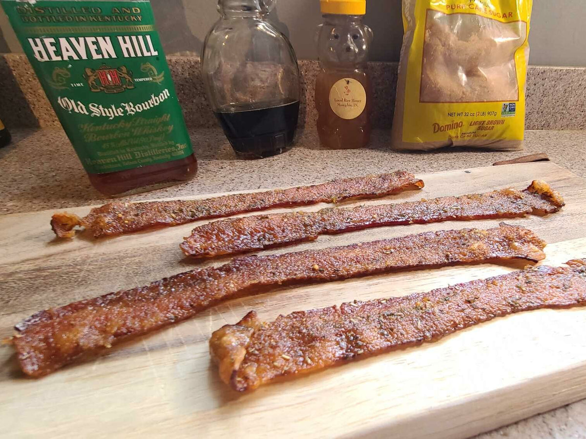Maple Bourbon Candied Bacon