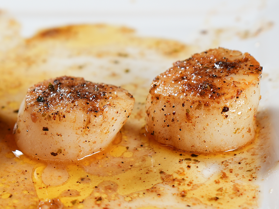 Parmesan Crusted Scallops