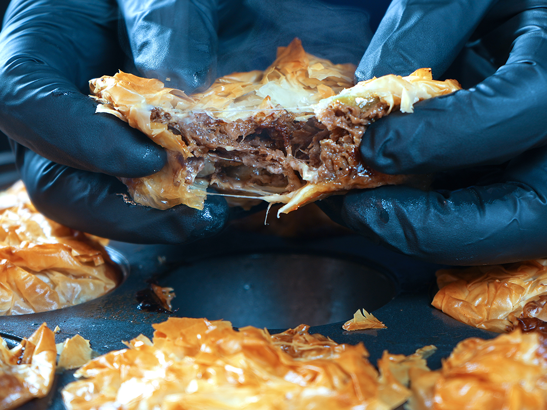 Philly Cheesesteak Phyllo Bombs