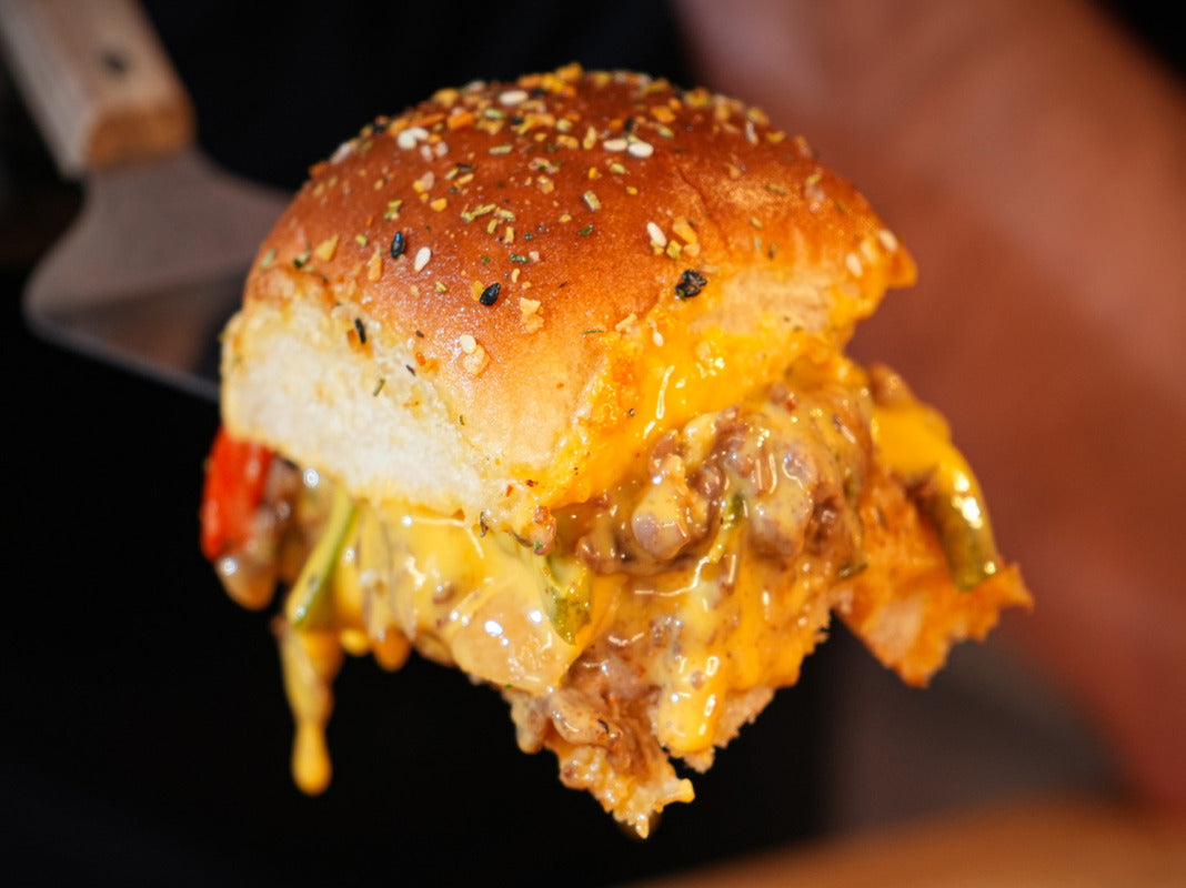 Philly Cheesesteak Sliders