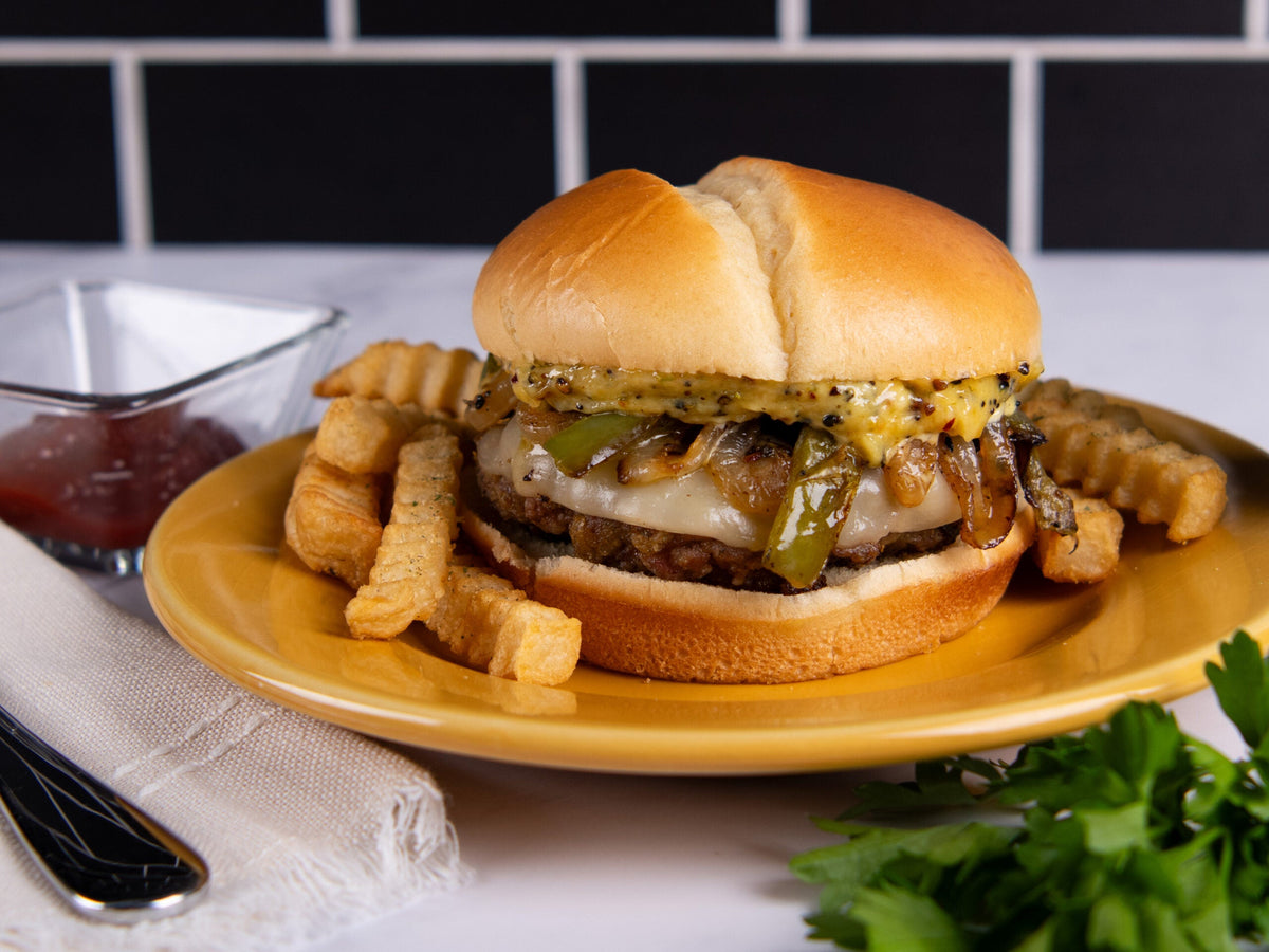 Philly Cheesesteak Burger