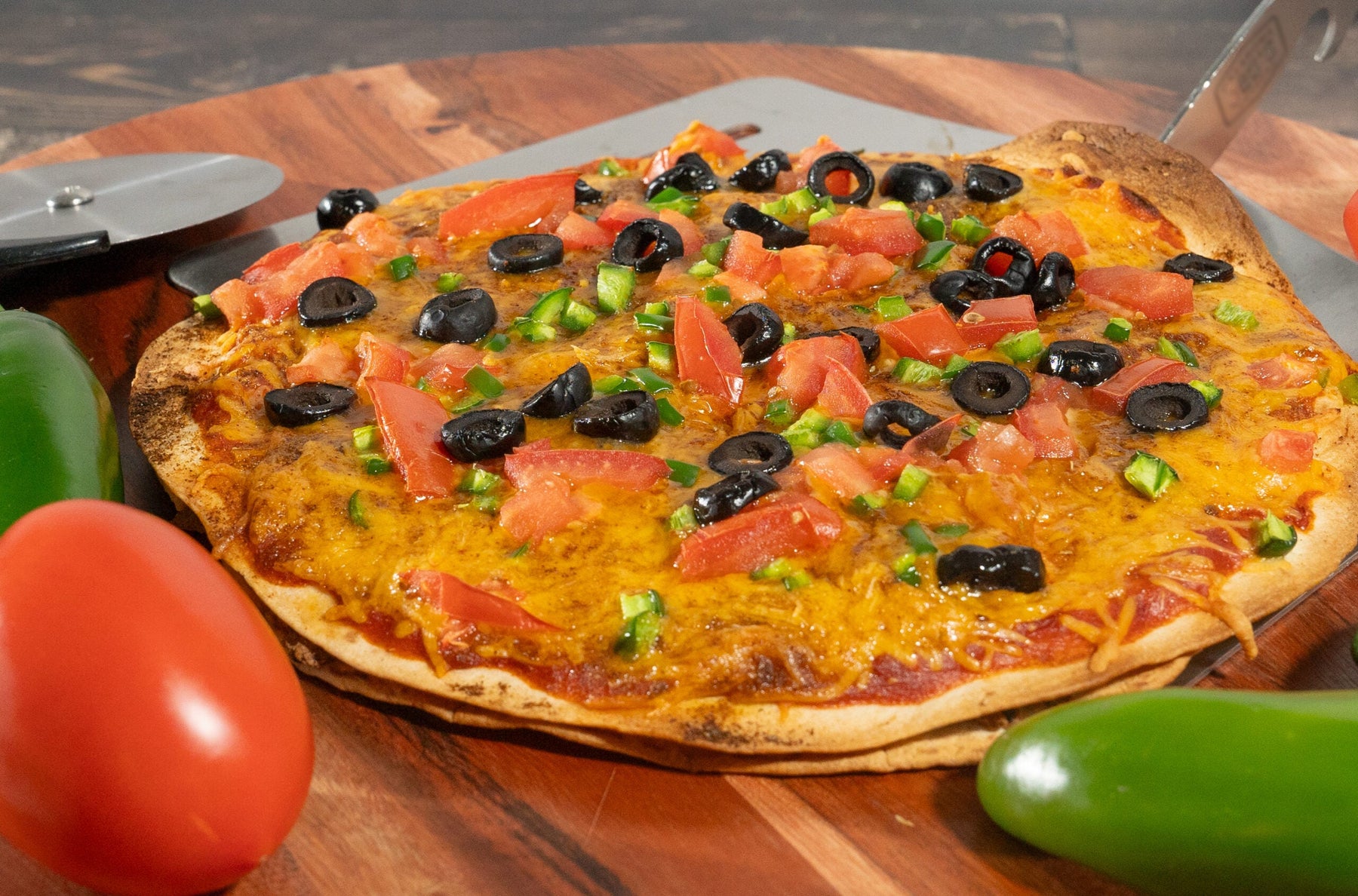 Vegetarian Mexican Pizza