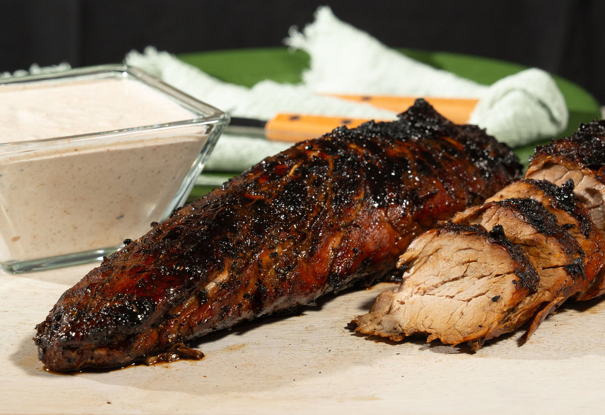 Marinated Pork Tenderloins with Dan-O's Horseradish Dip