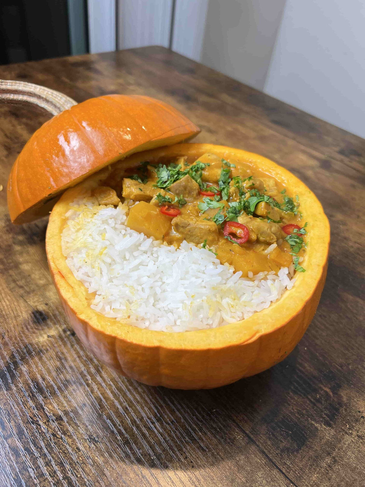 Albert’s Pumpkin Squash & Chicken Curry