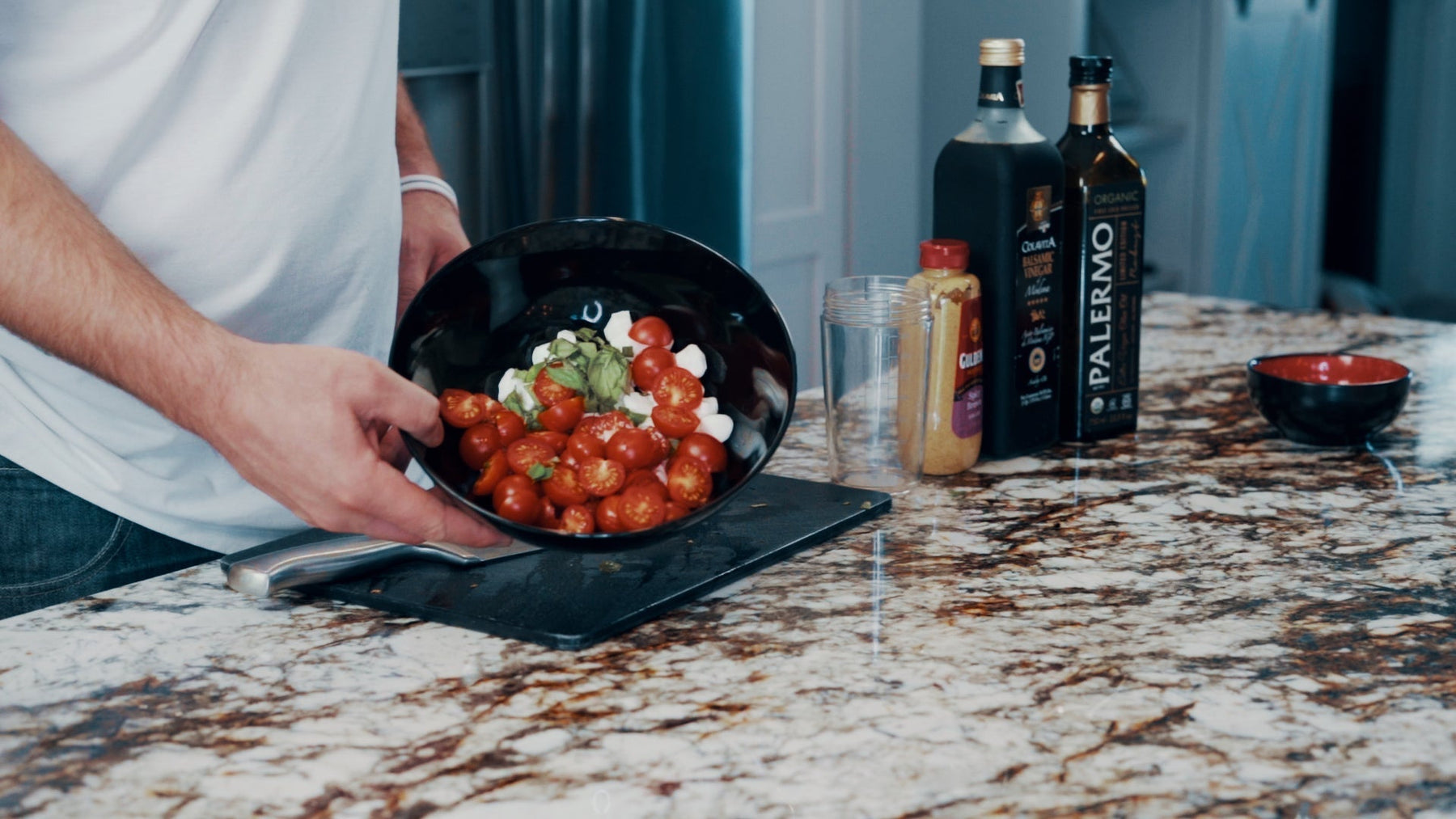 Dan-O’s Easy Balsamic Vinaigrette & Caprese Salad Recipe