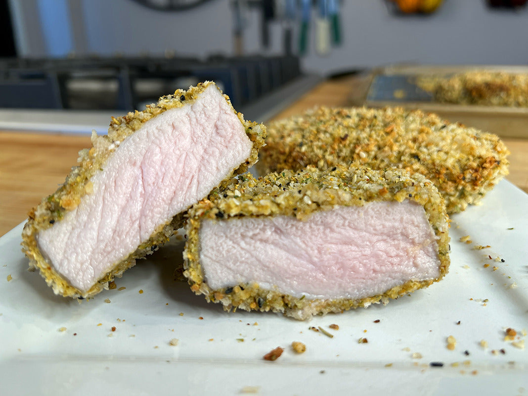 Homemade Shake and Bake Crunchy Pork Chops