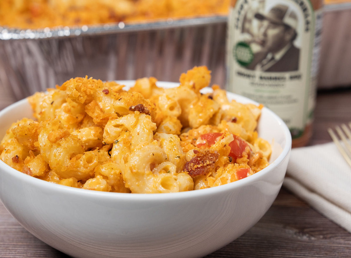 Smoky BBQ Bacon Mac and Cheese