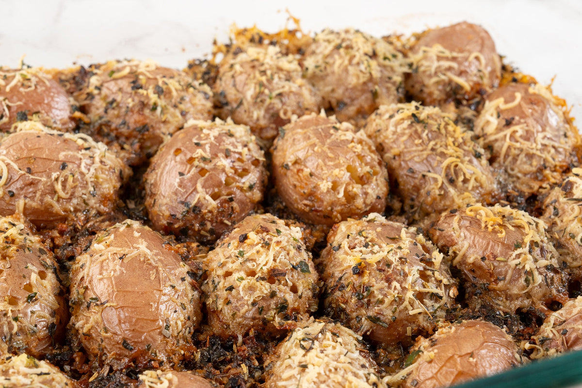 Italian-O Parmesan Crusted Potatoes