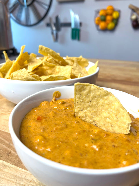Dan’s Famous Loaded Chorizo Cheese Dip
