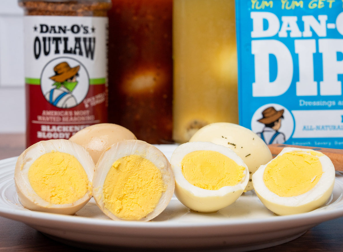 Banana Pepper Pickled Eggs