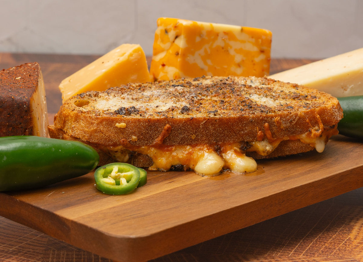 Jalapeno Cheesoning Grilled Cheese Sandwich