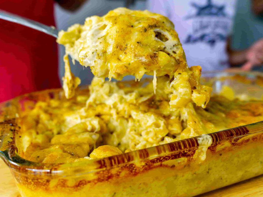 Sophia’s Spicy Dan-O's Baked Mac N Cheese