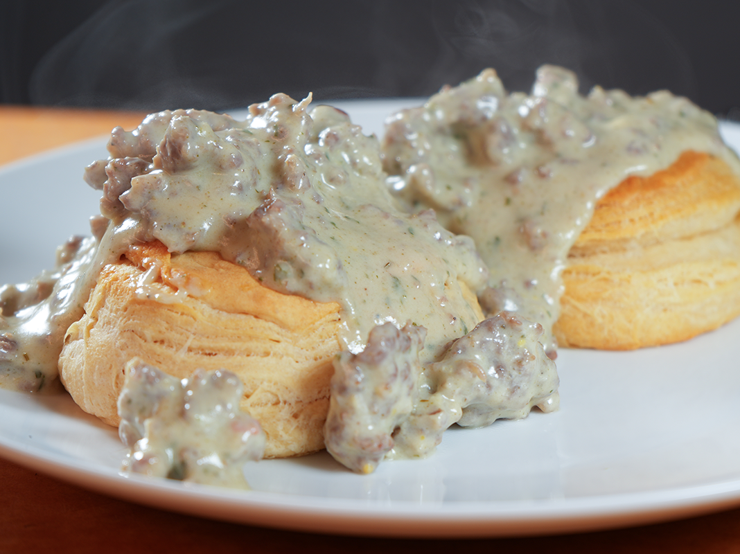 Southern Style Biscuits and Sausage Gravy