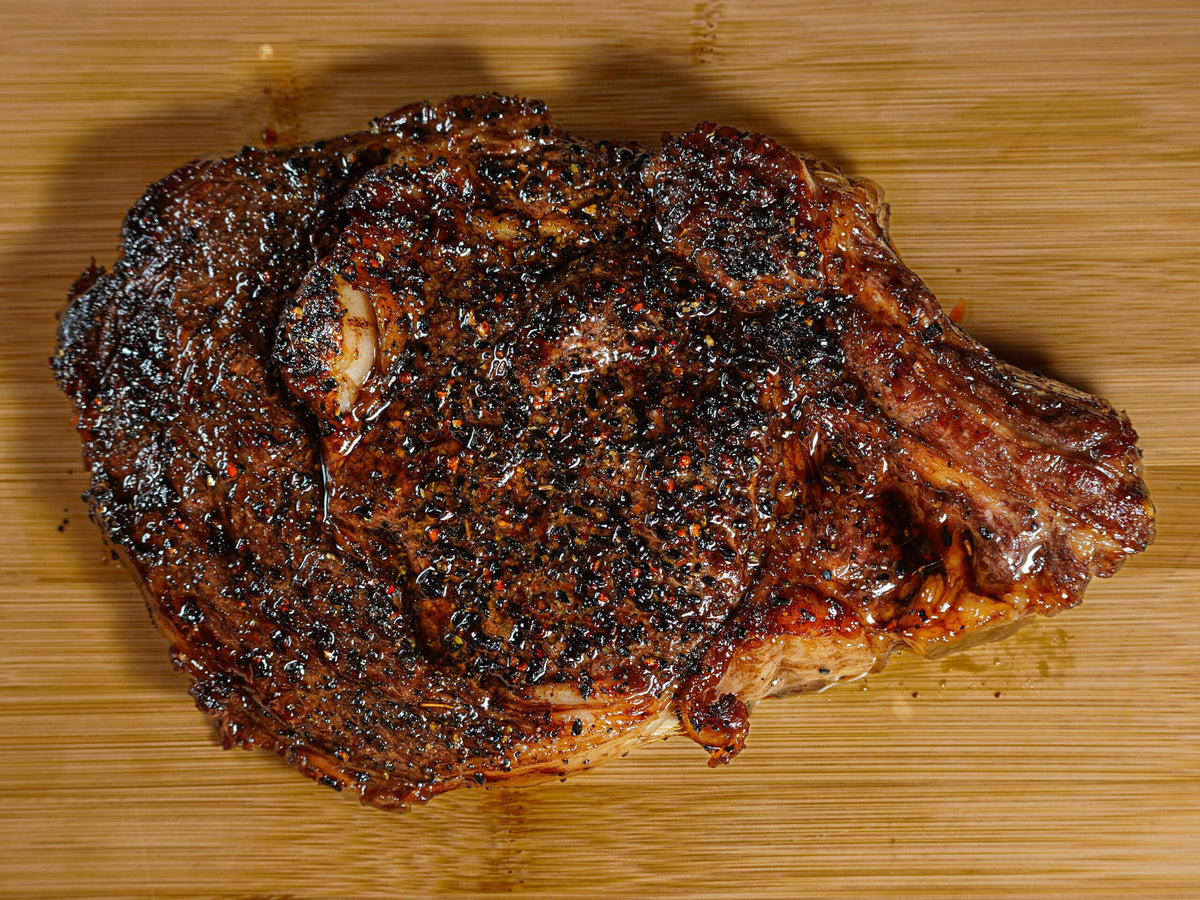 Preem-O Bone-In Ribeye with Worcestershire Sauce