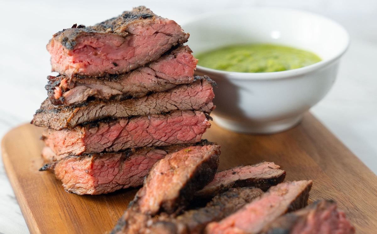 Grilled Skirt Steak with Family Sauce