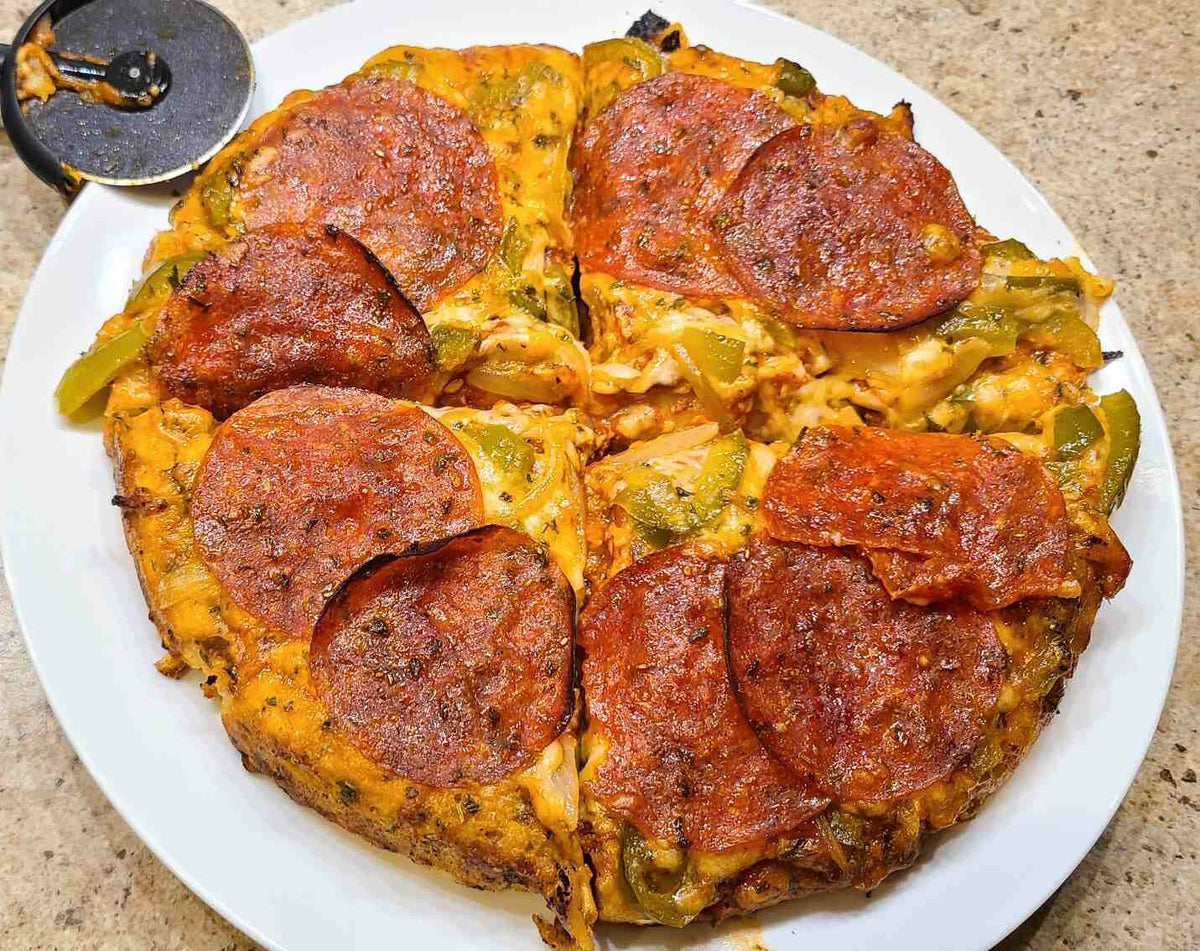Low-Effort Upside Down TikTok Pizza