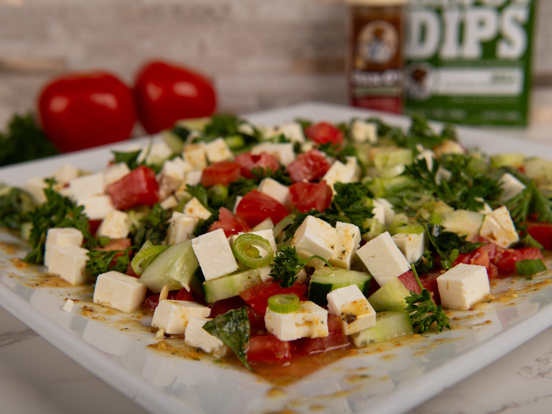Tomato Feta Summer Salad