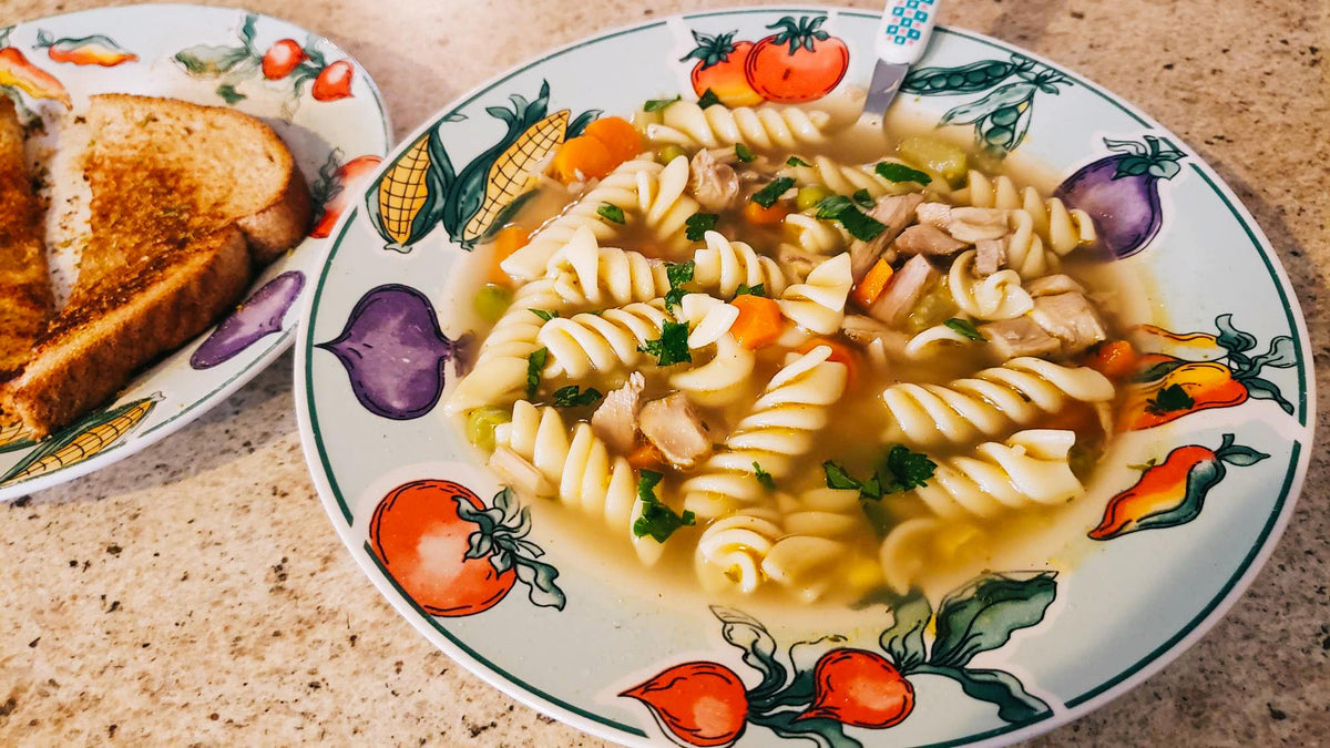 Leftover Turkey Noodle Soup