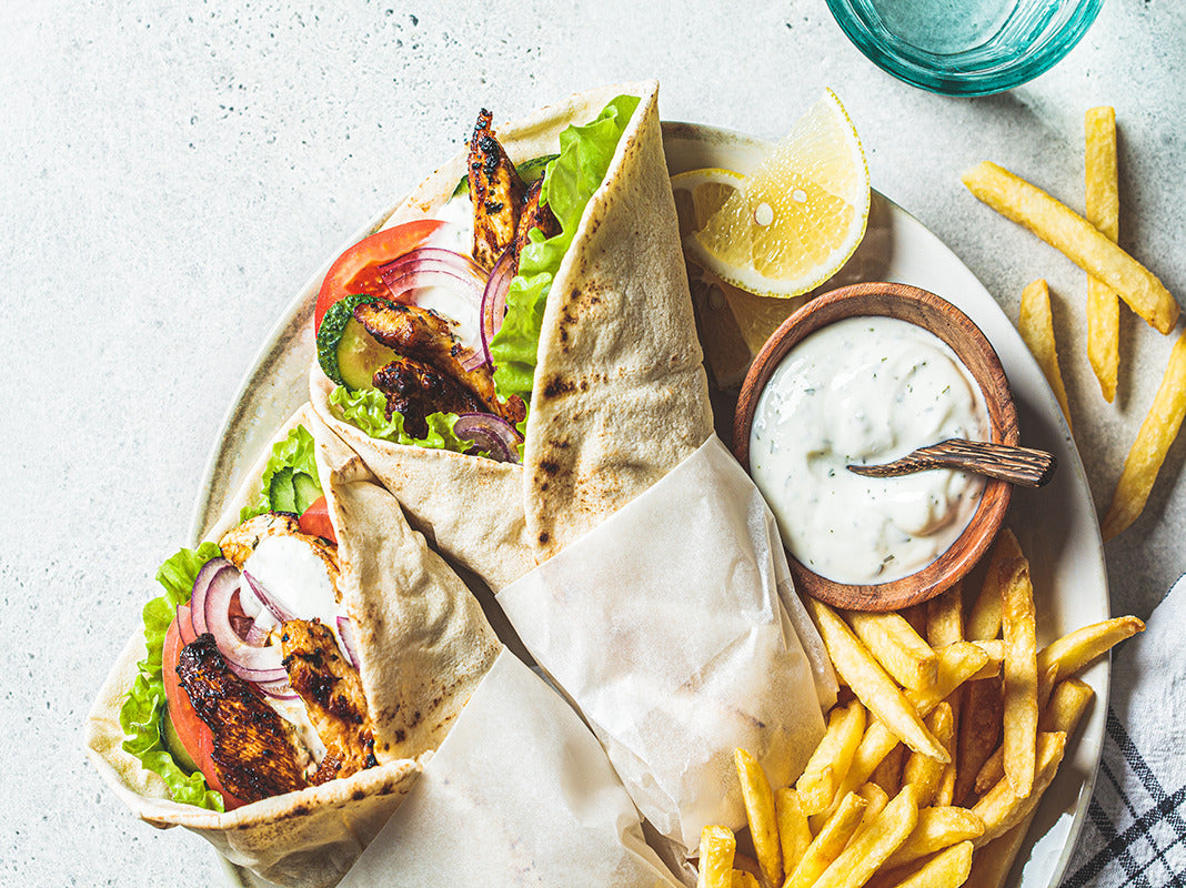 Tzatziki Chicken Lettuce Wrap