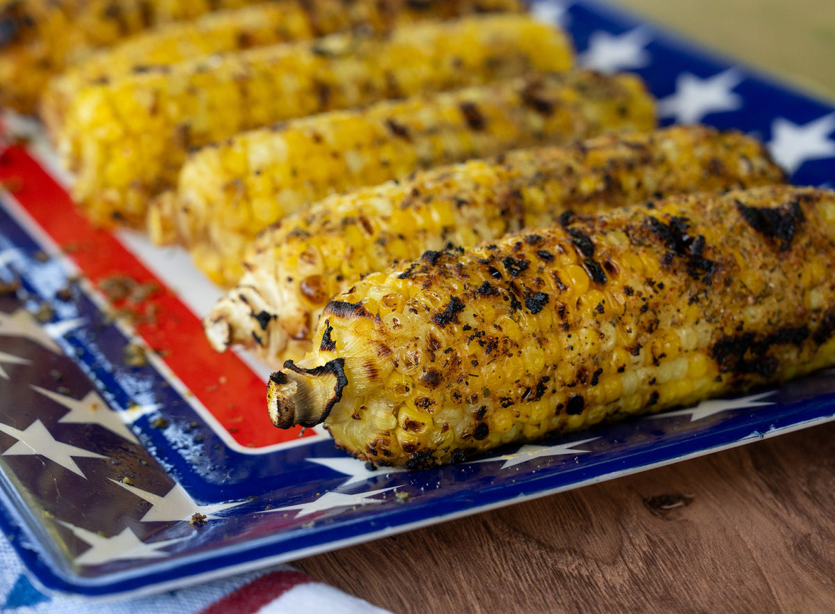 Cheesoning Grilled Corn