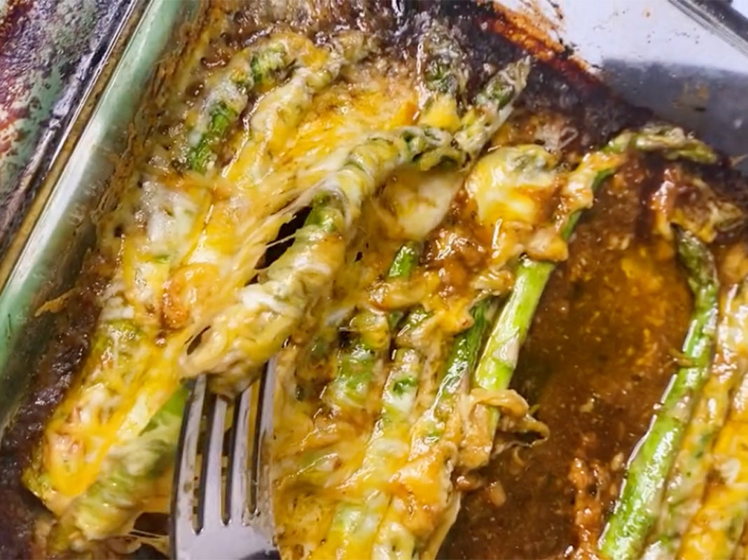 Cheesy Asparagus