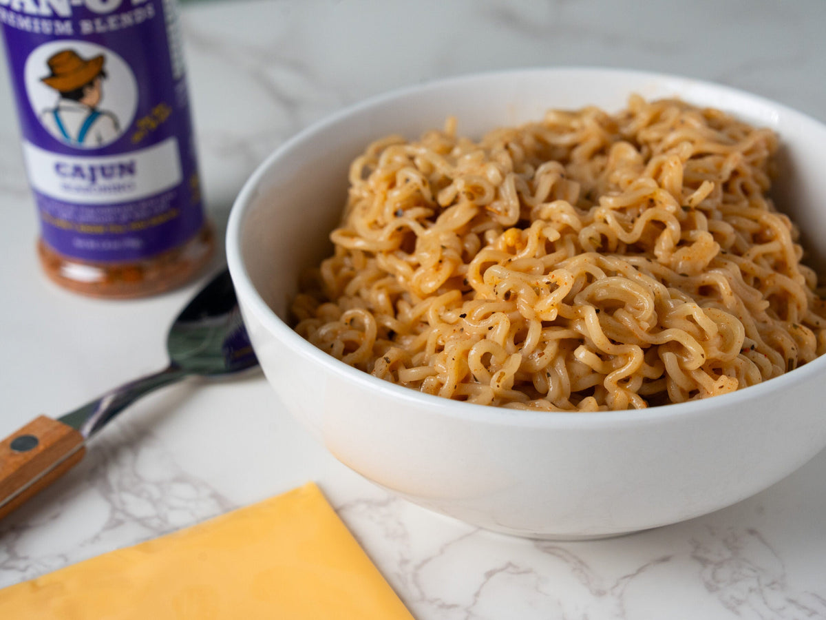 Creamy Cajun Alfredo Ramen