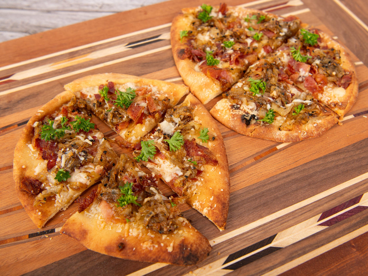 Caramelized Onion and Bacon Pizza