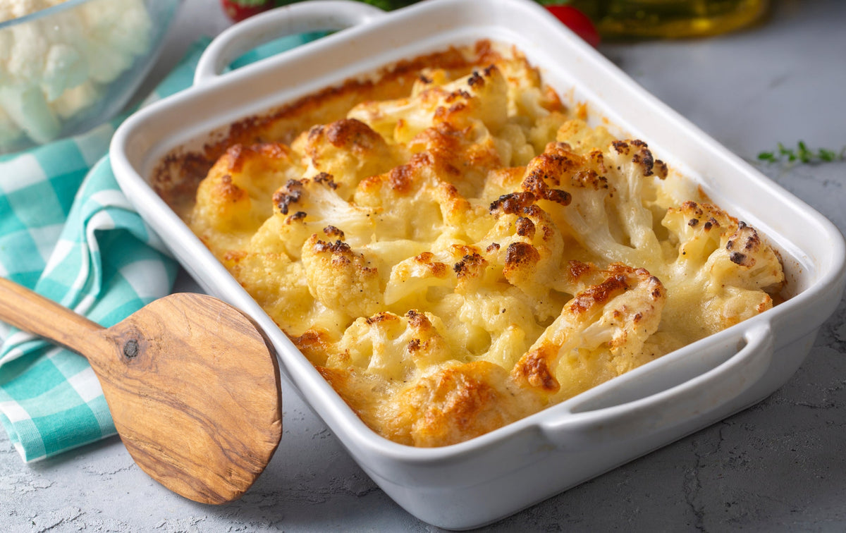 Cauliflower Goat Cheese Gratin
