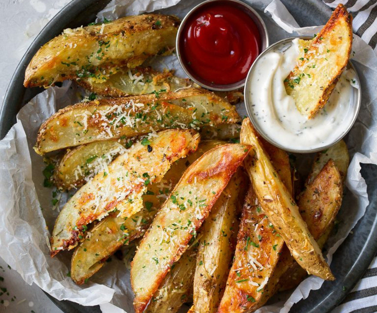Wedges with Crunchy Ranch