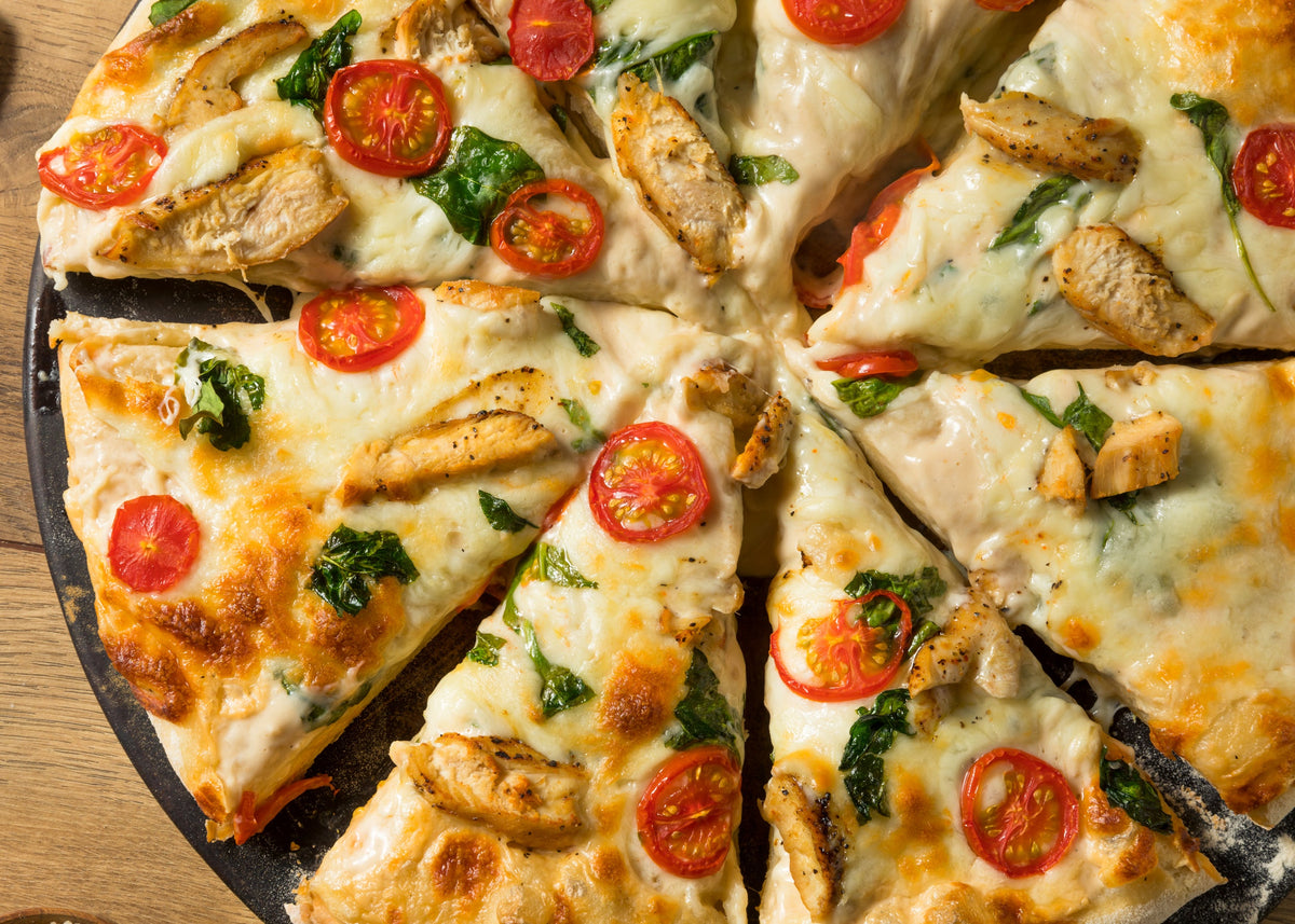 Chicken Alfredo Pizza