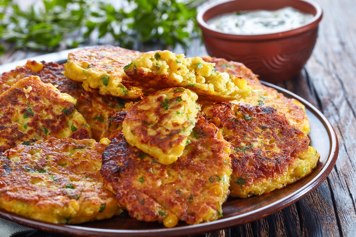 Spicy Corn Fritters