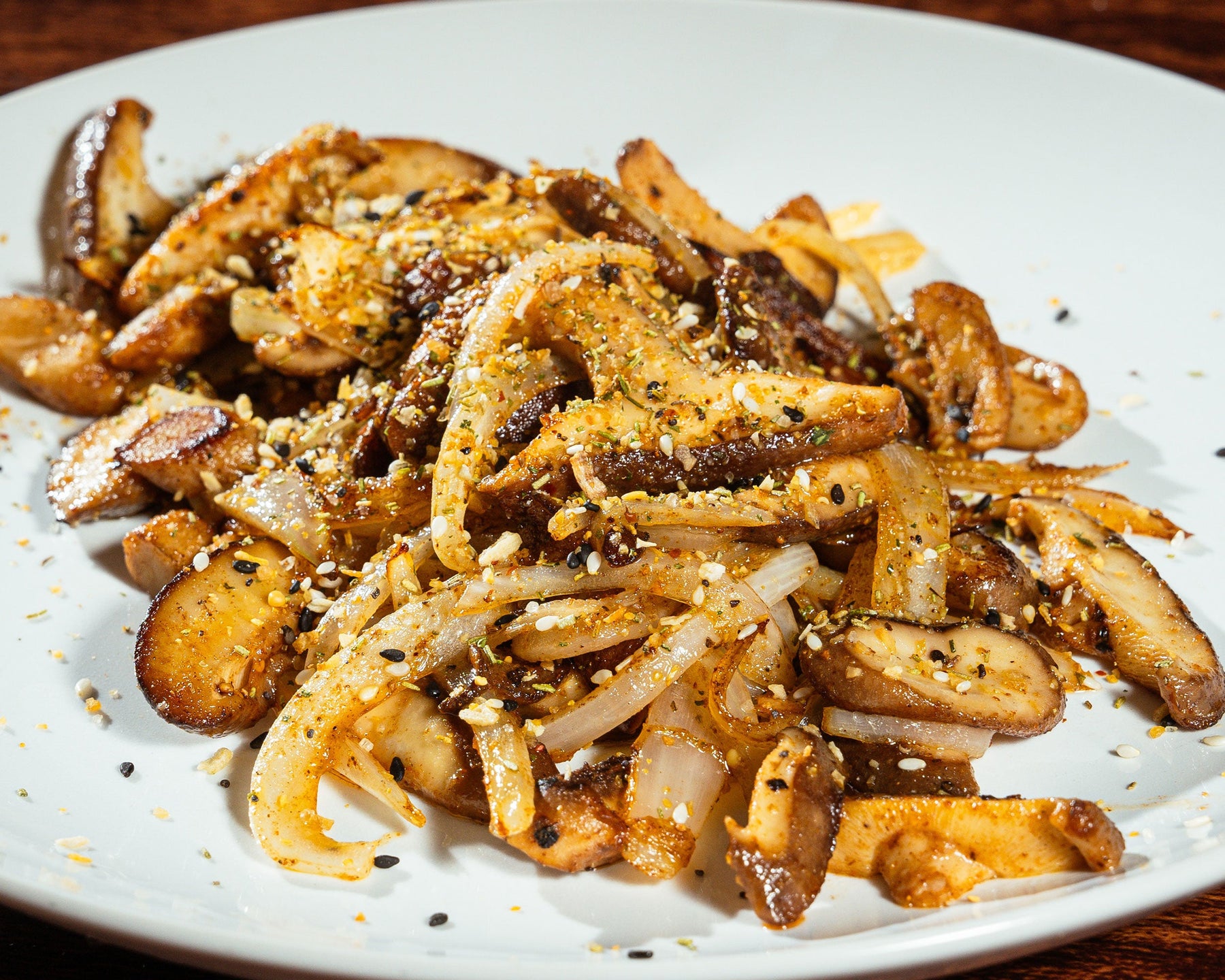 Crunchy & SEA-soning Shiitake Mushrooms